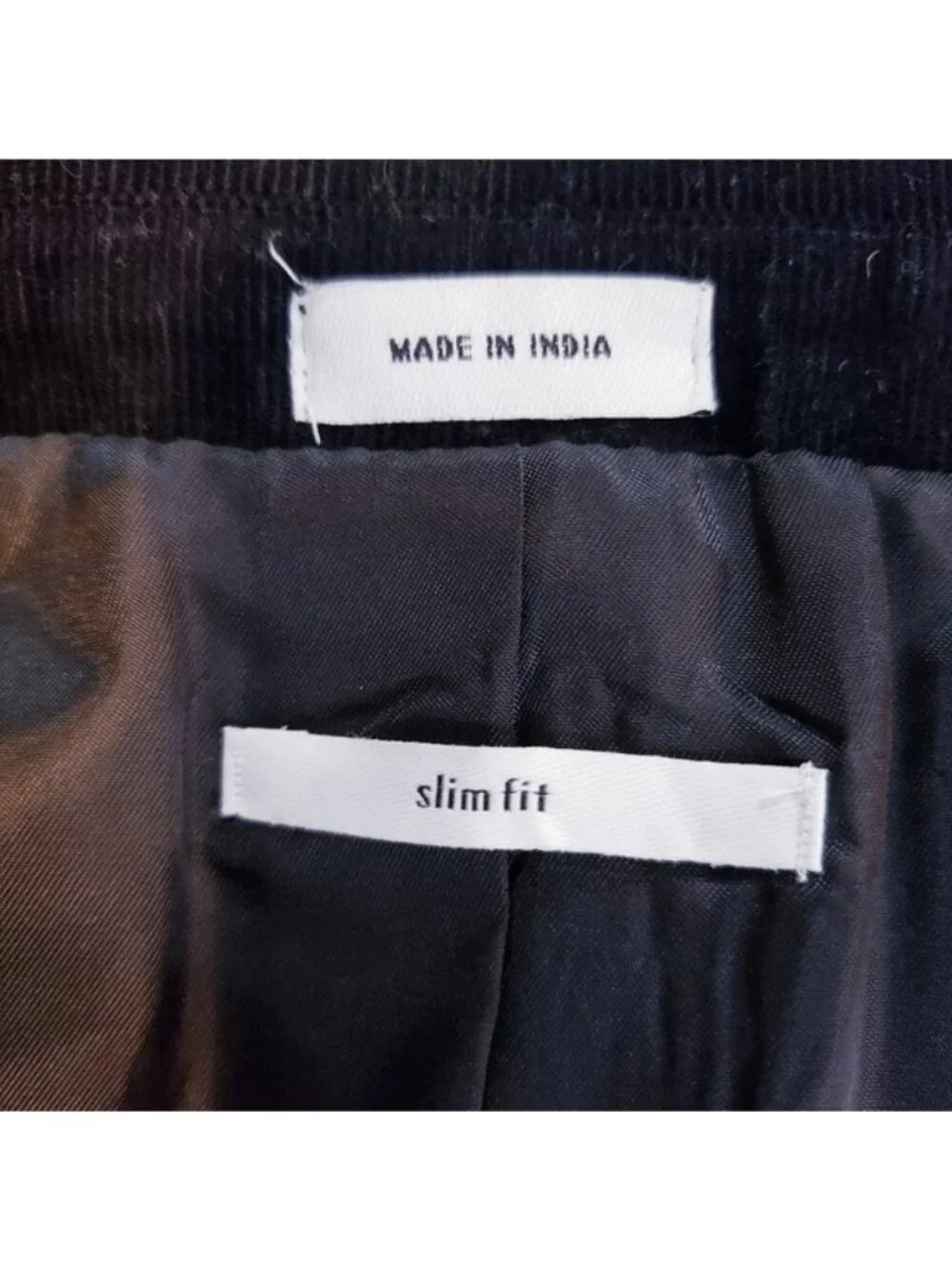 Calvin Klein Black Corduroy Blazer Suit Jacket Men's Size Medium